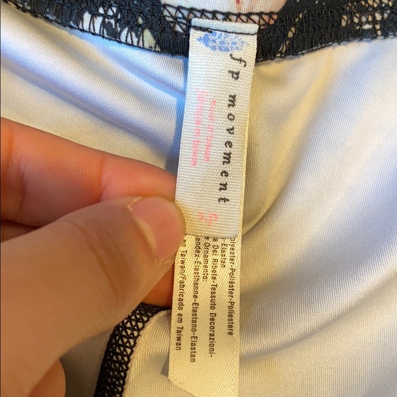 Free People Movement Liza Floral Mesh Leggings - Picture 8 of 9